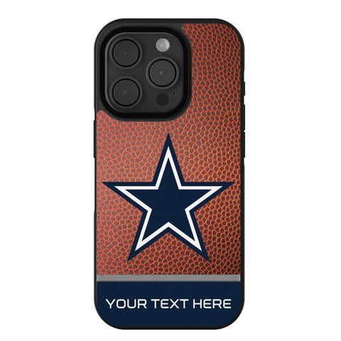Dallas Cowboys Personalized Football Bump Phone Case for Apple iPhone