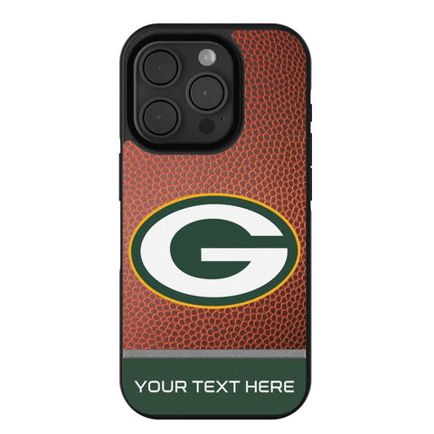 Green Bay Packers Personalized Football Bump Phone Case for Apple iPhone