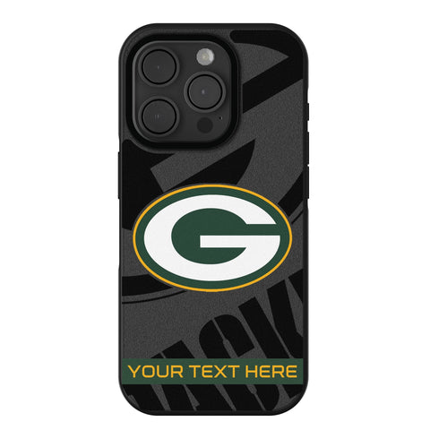 Green Bay Packers Personalized Tilt Bump Phone Case for Apple iPhone
