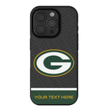 Green Bay Packers Personalized EndZone Plus Bump Phone Case for Apple iPhone