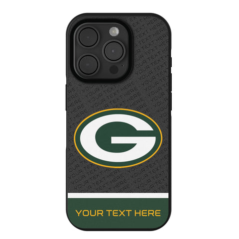 Green Bay Packers Personalized EndZone Plus Bump Phone Case for Apple iPhone