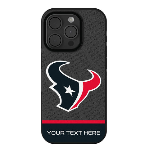Houston Texans Personalized EndZone Plus Bump Phone Case for Apple iPhone