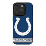 Indianapolis Colts Personalized Stripe Bump Phone Case for Apple iPhone