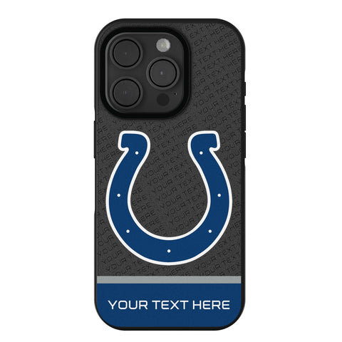 Indianapolis Colts Personalized EndZone Plus Bump Phone Case for Apple iPhone