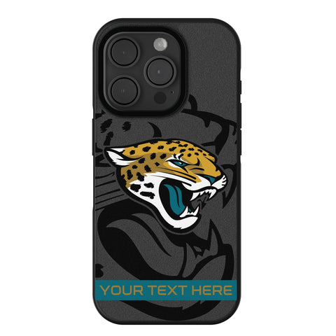 Jacksonville Jaguars Personalized Tilt Bump Phone Case for Apple iPhone