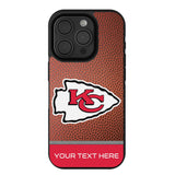 Kansas City Chiefs Personalized Football Bump Phone Case for Apple iPhone
