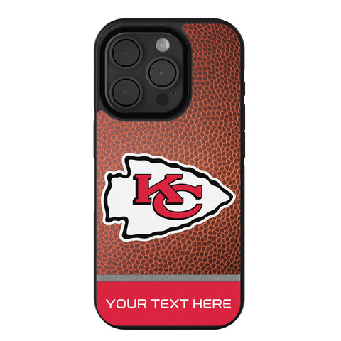 Kansas City Chiefs Personalized Football Bump Phone Case for Apple iPhone