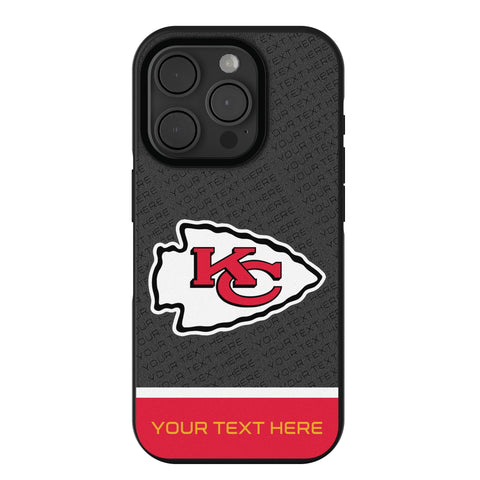 Kansas City Chiefs Personalized EndZone Plus Bump Phone Case for Apple iPhone
