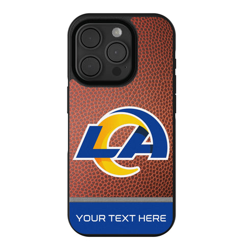 Los Angeles Rams Personalized Football Bump Phone Case for Apple iPhone