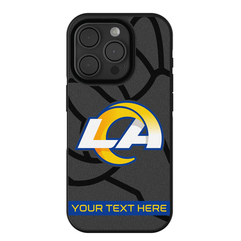Los Angeles Rams Personalized Tilt Bump Phone Case for Apple iPhone