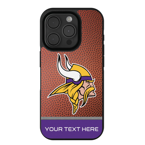 Minnesota Vikings Personalized Football Bump Phone Case for Apple iPhone