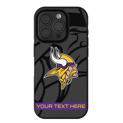 Minnesota Vikings Personalized Tilt Bump Phone Case for Apple iPhone