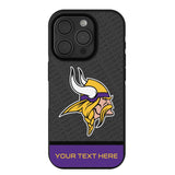 Minnesota Vikings Personalized EndZone Plus Bump Phone Case for Apple iPhone