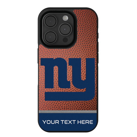 New York Giants Personalized Football Bump Phone Case for Apple iPhone
