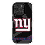 New York Giants Personalized Tilt Bump Phone Case for Apple iPhone