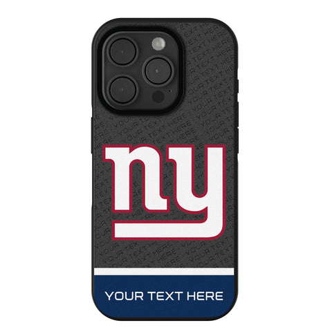 New York Giants Personalized EndZone Plus Bump Phone Case for Apple iPhone
