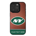 New York Jets Personalized Football Bump Phone Case for Apple iPhone