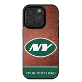 New York Jets Personalized Football Bump Phone Case for Apple iPhone
