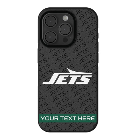 New York Jets Personalized Tilt Bump Phone Case for Apple iPhone