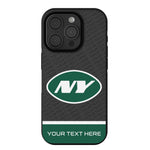 New York Jets Personalized EndZone Plus Bump Phone Case for Apple iPhone