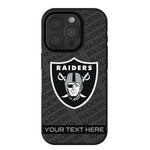 Las Vegas Raiders Personalized Tilt Bump Phone Case for Apple iPhone