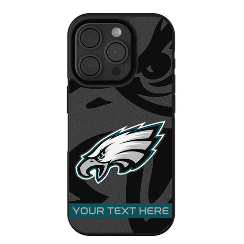 Philadelphia Eagles Personalized Tilt Bump Phone Case for Apple iPhone