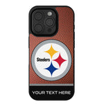 Pittsburgh Steelers Personalized Football Bump Phone Case for Apple iPhone