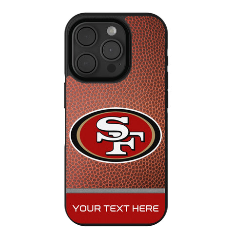 San Francisco 49ers Personalized Football Bump Phone Case for Apple iPhone