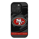 San Francisco 49ers Personalized Tilt Bump Phone Case for Apple iPhone
