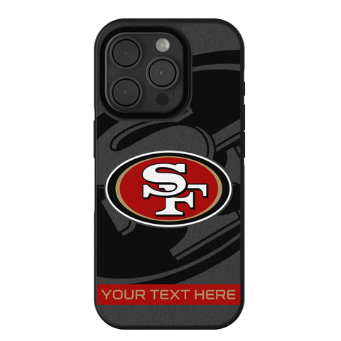 San Francisco 49ers Personalized Tilt Bump Phone Case for Apple iPhone