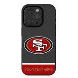 San Francisco 49ers Personalized EndZone Plus Bump Phone Case for Apple iPhone