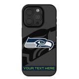 Seattle Seahawks Personalized Tilt Bump Phone Case for Apple iPhone