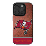 Tampa Bay Buccaneers Personalized Football Bump Phone Case for Apple iPhone