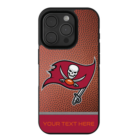 Tampa Bay Buccaneers Personalized Football Bump Phone Case for Apple iPhone