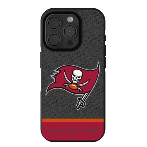 Tampa Bay Buccaneers Personalized EndZone Plus Bump Phone Case for Apple iPhone