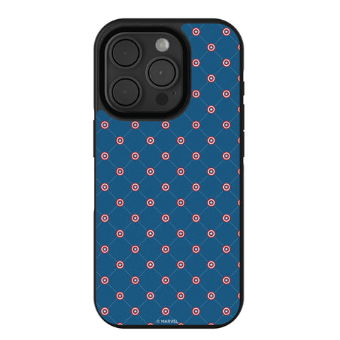 Marvel Avengers Captain America Pattern Bump Phone Case for Apple iPhone