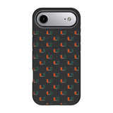 University of Miami Hurricanes Fashion Pattern Bump Phone Case for Apple iPhone 17 Series