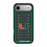 University of Miami Hurricanes Field Bump Phone Case for Apple iPhone 17 Series