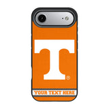 University of Tennessee Volunteers Personalized Stripe Bump Phone Case for Apple iPhone 17 Series