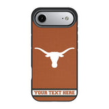 University of Texas Longhorns Personalized Stripe Bump Phone Case for Apple iPhone 17 Series