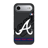 Atlanta Braves Personalized Tilt Bump Phone Case for Apple iPhone 17 Series