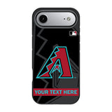 Arizona Diamondbacks Personalized Tilt Bump Phone Case for Apple iPhone 17 Series