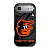 Baltimore Orioles Personalized Tilt Bump Phone Case for Apple iPhone 17 Series