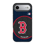 Boston Red Sox Personalized Circle Bump Phone Case for Apple iPhone 17 Series