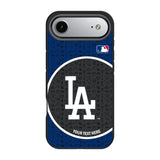 LA Dodgers Personalized Circle Bump Phone Case for Apple iPhone 17 Series