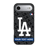 LA Dodgers Personalized Tilt Bump Phone Case for Apple iPhone 17 Series