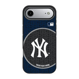 New York Yankees Personalized Circle Bump Phone Case for Apple iPhone 17 Series