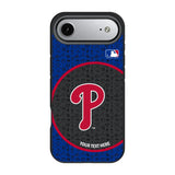 Philadelphia Phillies Personalized Circle Bump Phone Case for Apple iPhone 17 Series