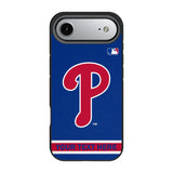Philadelphia Phillies Personalized Stripe Bump Phone Case for Apple iPhone 17 Series