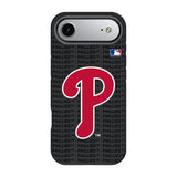 Philadelphia Phillies Text Backdrop Bump Phone Case for Apple iPhone 17 Series